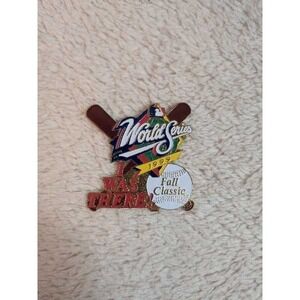 Vintage‎ 1999 MLB World Series Fall Classic Baseball Lapel Pin "I Was There"